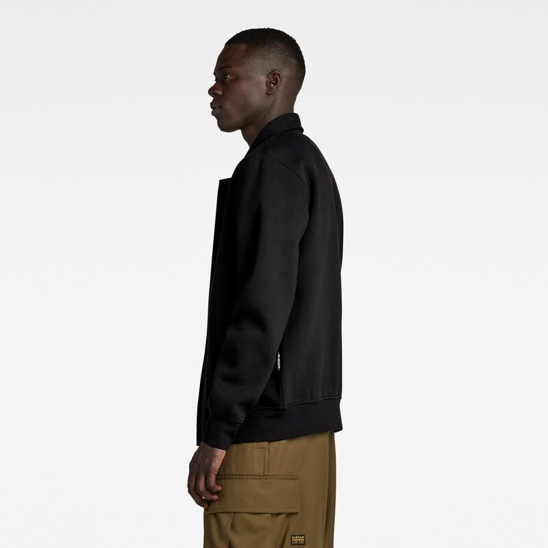 G-Star Polo Collar Zip Thru Sweater image number 3
